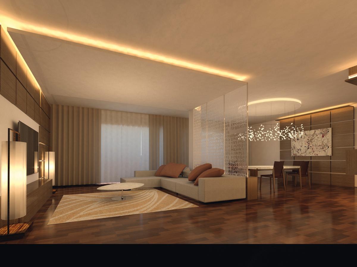 Mövenpick Hotel du Lac Tunis Exterior foto 3D rendering of a living room