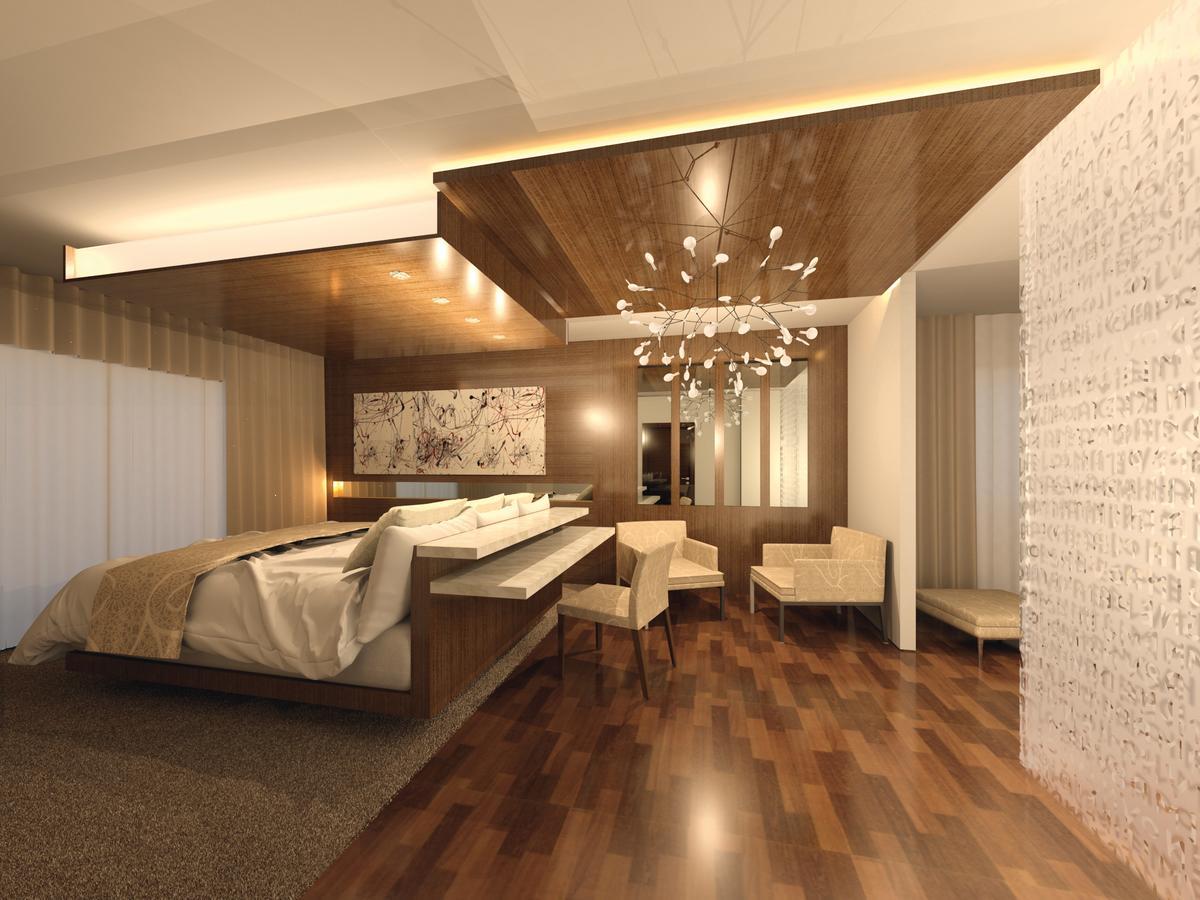 Mövenpick Hotel du Lac Tunis Exterior foto 3D rendering of a bedroom