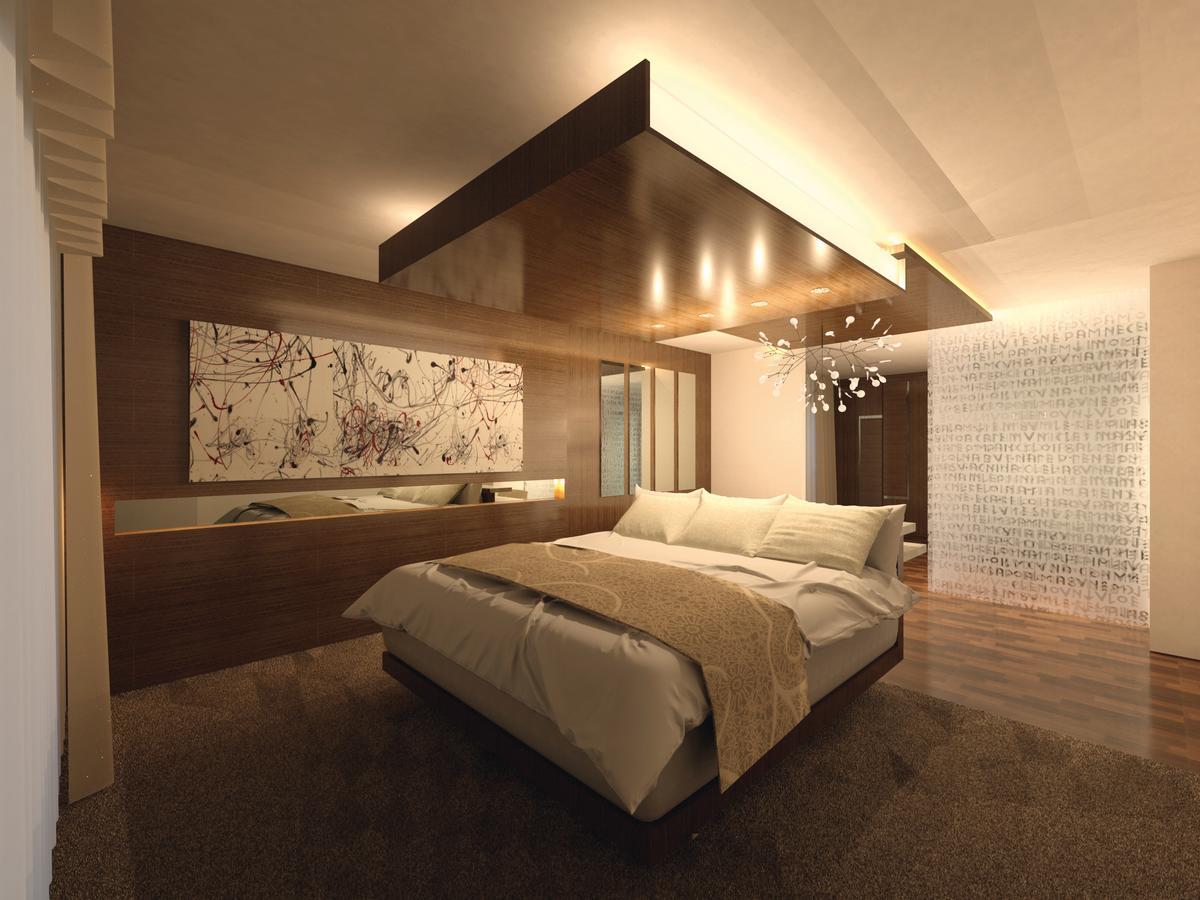 Mövenpick Hotel du Lac Tunis Exterior foto 3D rendering of a bedroom