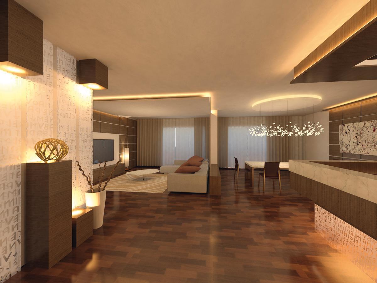 Mövenpick Hotel du Lac Tunis Exterior foto 3D rendering of a living room